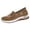 Brown, variant on Walking Shoes for Women 3D Floral Embroidery Knit Mesh Slip on Loafers Lightweight Antislip Nursing Shoes Gray Size 7