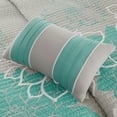 thumbnail image 3 of Gracie Mills Glenda 6-Piece Reversible Cotton Quilt Set Floral Aqua GRACE-3146, 3 of 4