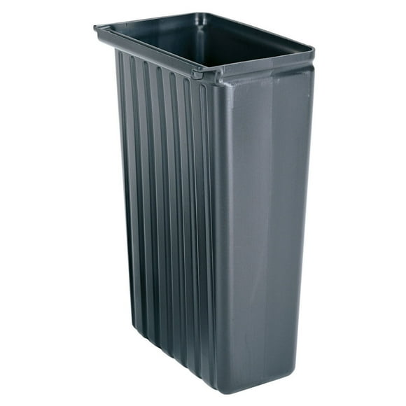 Cambro BC11TC110 11 gal Trash Container for Service Cart, Black
