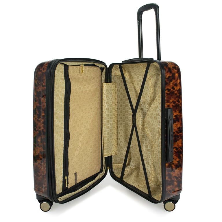 Badgley Mischka Essence 3 Piece Expandable Luggage Set - Tortoise