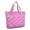 Pink Halloween Pattern, variant on Tote Bag for Women - Pink Halloween Ghosts Shoulder Bag - Large Utility Work Duffle Bag with Zipper Handbag for Travel, Work, Sprots