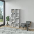 thumbnail image 3 of Ada Home Decor Furniture 4 Tier Open Shelf White Bancroft Modern Bookcase, 3 of 7