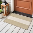 thumbnail image 5 of 2x3 Washable Area Rugs,Farm Khaki Vintage Brown Color Block Striped Non-Slip Soft Rug Indoor Carpet,Floor Rugs for Living Room Bedroom, 5 of 9