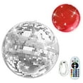thumbnail image 4 of Lorelo Large Disco Ball, Big Hanging Mirror Ball, Lightning Ball Ornaments with Hanging Ring for DJ Club, Stage, Bar, Wedding, Events, Dance Party Decor, 4 of 8