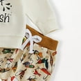 thumbnail image 5 of Xudanell Newborn Outfits Cartoon Toddler Boy Winter Clothes Pattern Embroidery Fall Long Sleeved Trousers 18 Months Boy Clothes, 5 of 5