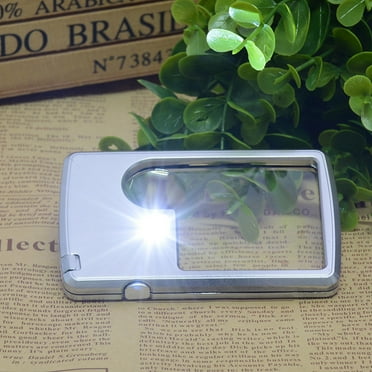 Eolstice LED Reading Magnifier, Illuminated Magnifying Glass, Lighted Vision Aid, For Reading, Hobbies, Crafts, Low Vision Assistance