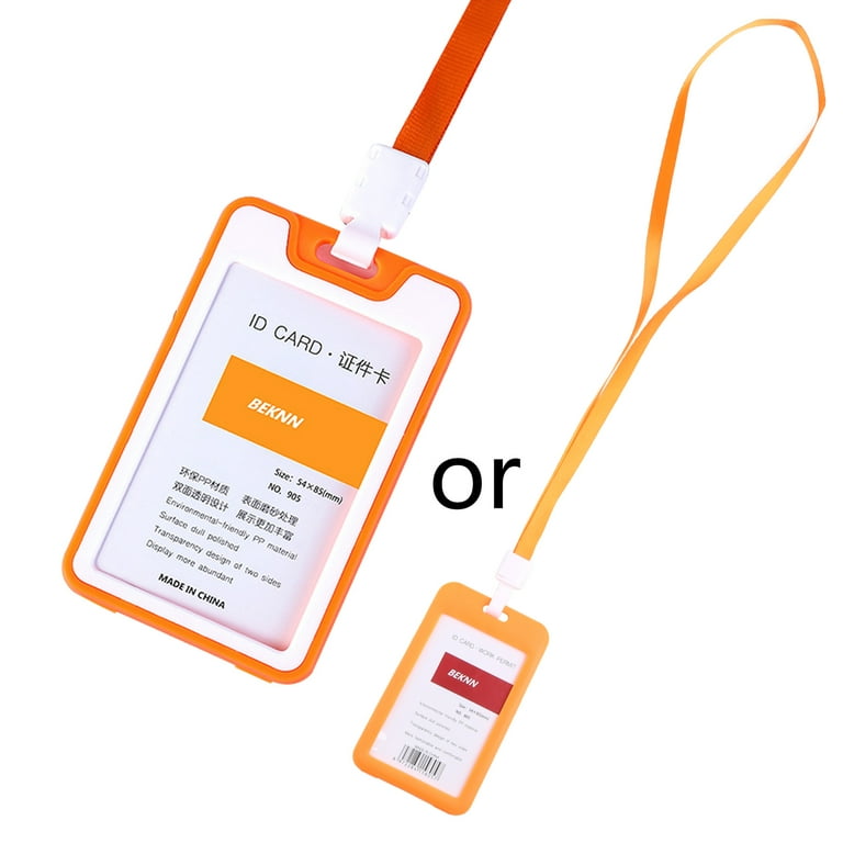 Clear ID Card Cover Lanyard Name Card Sleeve Hard Plastic Anti-break for Student - Walmart.com Clear ID Card Cover Lanyard Name Card Sleeve Hard Plastic Anti-break for Student - Walmart.com