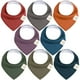 thumbnail image 1 of Baberos para bebés KeaBabies, paquete de 8 unidades, absorbentes de algodón orgánico, 1 of 9