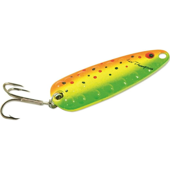 Len Thompson 11 TL Dimpled Series Spoon, 2", 1/2 oz, Traffic Light (143170), Rust-resistant, solid brass spoon