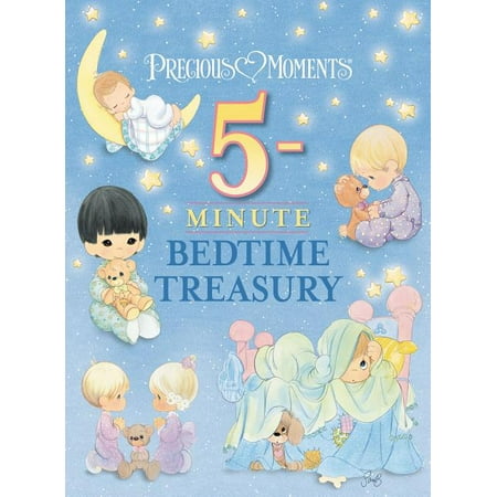 Precious Moments: Precious Moments: 5-Minute Bedtime Treasury (Hardcover) Precious Moments 5-Minute Bible Stories combines the simple and popular 5-minute format with best-loved content from Precious Moments. This newly updated Bible storybook is a beautiful book to help parents put their children to bed with ease. Includes 30 Bible stories plus Words of Praise and Wisdom and Songs and Prayers. Create a bedtime tradition in just five minutes! With 46 short bedtime stories paraphrased from the International Children s Bible alongside the adorable and nostalgic illustrations of Precious Moments  this bedtime storybook will delight and comfort children. Precious Moments: 5-Minute Bedtime Treasury will help children ages 3 to 7 create a special connection with God. The kid-friendly story organization and ribbon marker provide a wonderful reading experience. Inside  gift givers or parents can customize personalized sections  such as: the presentation page Family Tree All About Me Church Record A Prayer from Someone Who Loves Me My Own Bedtime Prayer The Precious Moments: 5-Minute Bedtime Treasury is a great gift for decisions of faith  baptisms  baby showers  birthdays  Easter  and Christmas. Create lasting memories with this beautiful childhood keepsake as your children learn about God s Word while reading with you. Since 1978  Precious Moments has grown into a brand recognized worldwide  with more than 14.5 million books and Bibles sold with Thomas Nelson. Precious Moments serves as a symbol of the emotions experienced during life s milestones including weddings  births  christenings  and special everyday moments.
