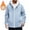 Sky Blue#05, variant on Yteetum Fleece Hoodies for Men Oversized Zip Up Winter Fleece Lined Hooded Sweatshirts Mens Casual Solid Thick Fleece Long Sleeve Zipper Hooded Cardigan Sweatshirts Sports Full Zip Hooded Sweatshirts