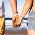 thumbnail image 2 of shiyou-Couples Bracelets, Personalized Matching Bracelets for Couples His and Hers, Handmade Rope Braided Rhinestone, Stainless Steel Bracelets for Lover, 2 of 4