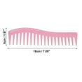 thumbnail image 4 of Unique Bargains Wide Tooth Hair Comb All Purpose Detangling Plastic Pink, 4 of 6