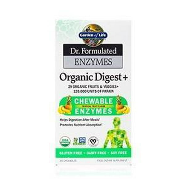 Garden of Life Dr. Formulated Enzymes Organic Digest+ (90 chews)