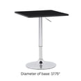 thumbnail image 4 of Plata Décor Import Inc – Eleva Square Adjustable Bistro Table ideal for cafeteria, restaurant, or commercial., 4 of 6