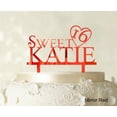 thumbnail image 1 of "Personalized Birthday Cake Topper Mirror Cake Topper Color Option Available 5""-7"" Inches Wide", 1 of 1