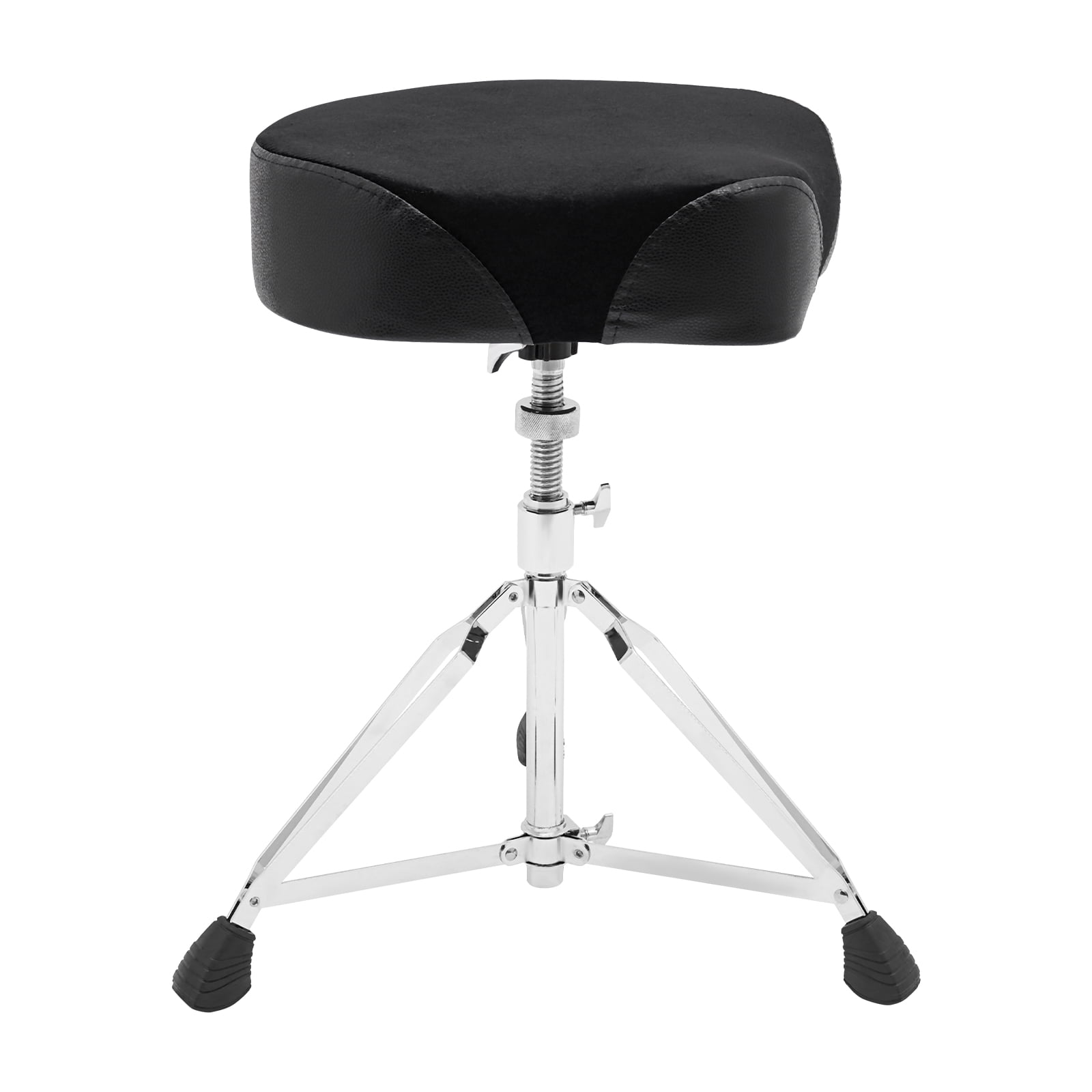 Donner Motorcycle Style Drum Throne – Höhenverstellbarer Schlagzeughocker Mit Verbreitertem Sitz