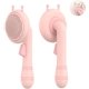 thumbnail image 1 of Pet Self-cleaning Slicker Brush, Cute Design And Soft Ergonomic Handle Pet Comb For Long Or Short Haired Dogs Cats, Pet Grooming Brush (pink,1pcs), 1 of 5