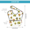 thumbnail image 4 of Kdxio Kawaii Mexican Avocado Bibs For Babies, Baby Bibs for Eating, Toddler Bibs, Waterproof Bibs, Feeding Bibs, for Toddlers, Boys, Girls, 4 of 8