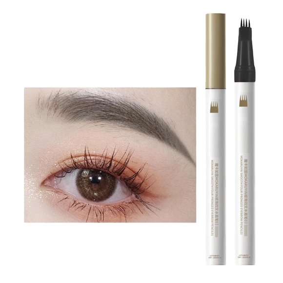 Microblading Eyebrow Pen 2024 Upgraded 3D 4 Tip Eyebrow Pencil Natural Makeup Long Lasting Fine Eyebrow Pencil for Women Stay on All Day 2.6ml