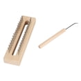 thumbnail image 3 of Scarf Knitting Looms, Rectangle 32 Peg Wooden Knitting Loom Set  For DIY Projects, 3 of 8