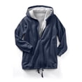 thumbnail image 2 of Woman Within Plus Size Thermal Waffle Lined Fleece Hoodie Oversized, 2 of 2
