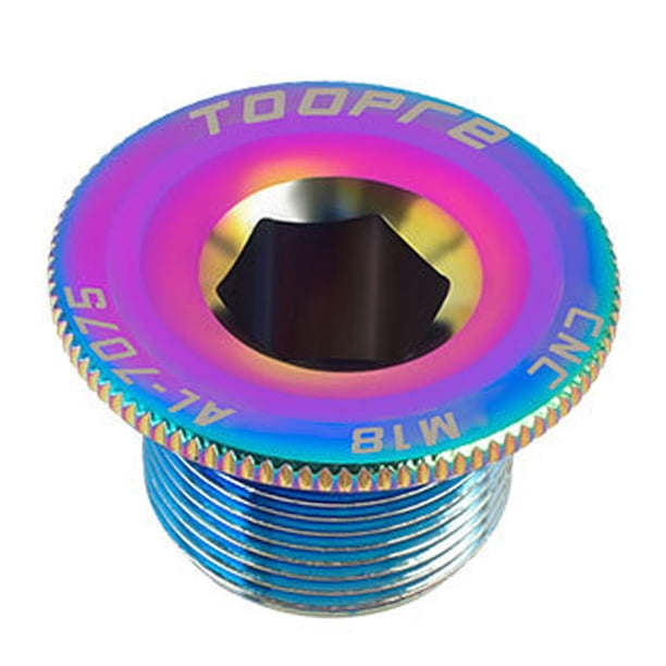 Pernos de cigüeñal de bicicleta de aluminio Pernos de brazo de cigüeñal Pernos de piñón Accesorios de bicicleta Anti Multicolor