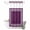 Purple, variant on Small Stall No Hook Shower Curtains Coffee Brown Retro Greek Key Shower Curtain Set Geometric Greece Ancient Farmhouse Bath Curtains for Bathroom Decor with See Through Top Window 36x72 Inch