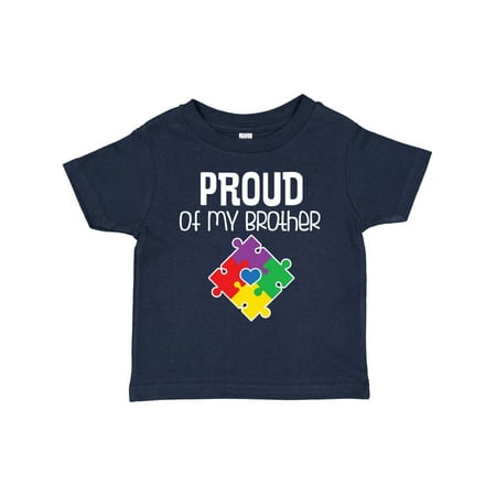 

Inktastic Autism Awareness Proud of My Brother Gift Toddler Boy or Toddler Girl T-Shirt