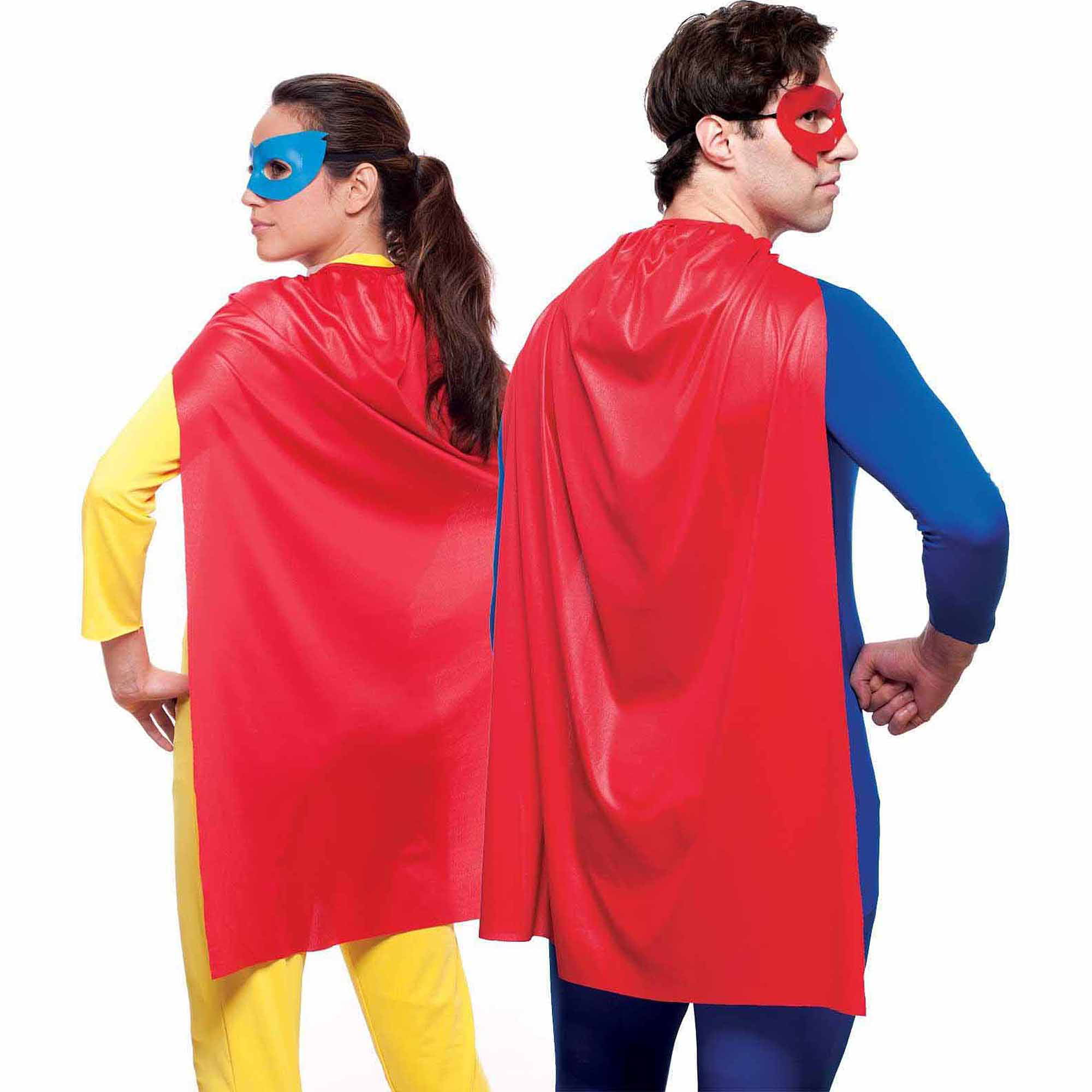 Red Custom Made Super Hero Cape Fancy Dress Accessory 