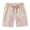 Beige, variant on TIANZEN Summer Children Kids Boy Girl Casual Shorts Elastic Waist Pants Boy Shorts Size 8