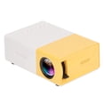 thumbnail image 1 of Proyector HD, Batería de 1300 Mah 800: 1 Mini Proyector de Contraste Amarillo para Dormitorio para al aire Libre, 1 of 7