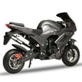 thumbnail image 2 of Floseru Mini Kids Motorcycle, 49CC 4-Stroke Gas Pocket Strong Power Dirt Bike for Kids 8-14, Max-Rider Weight 330 LBS, Mini Toy Bike for Children Boys, Girls, 2 of 9