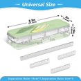 thumbnail image 3 of Plastic Pencil Box Large Capacity Pencil Boxes Clear Boxes with Snap-Tight Lid Stylish Office Supplies Storage Organizer Box Lemon and Lime Popsicle, 3 of 7