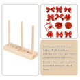 thumbnail image 4 of yuksok Wood Ribbon Bow Maker Bows Making Tool Gift Wrapping New Year Gift Packaging, 4 of 9