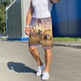 thumbnail image 3 of Daiia Wildlife Protection Mens Woven Stretch Pajama Short,Short Pajama Pants-3X-Large, 3 of 7