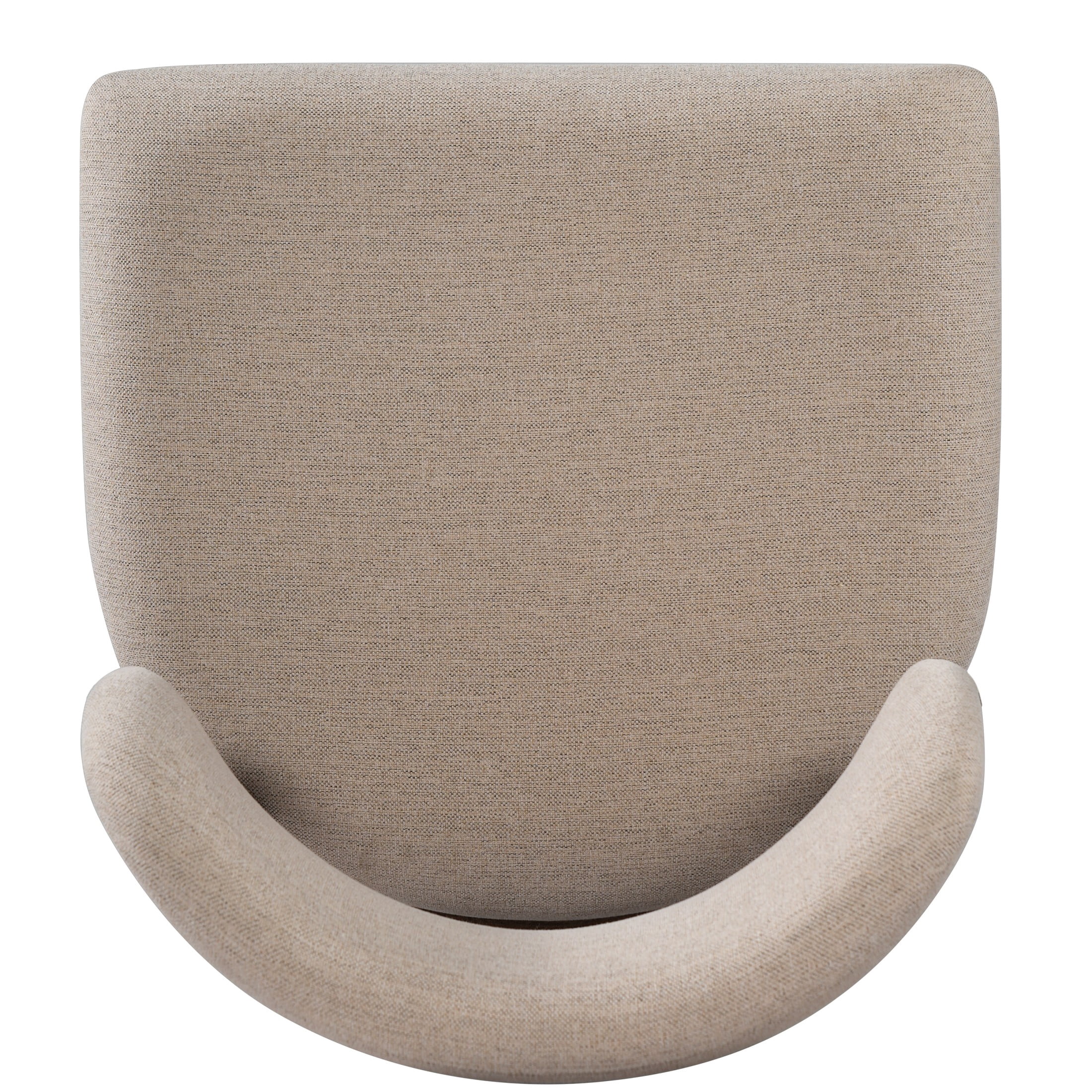 Christopher Knight Home Mid-Century Curved Back Counter Stools with Beige Upholstery, Walnut, Set of 2