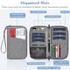 thumbnail image 2 of Funda para pasaporte, cartera Fintie Family, de nailon, con bloqueo RFID, 2 of 9