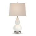 thumbnail image 3 of Evelyn&Zoe 21" Traditional Metal Table Lamp with White Drum Linen Shade, 3 of 10