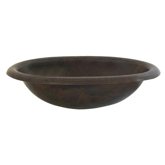 Cordoba Pequeno Small Copper Drop-in Bath Sink, Antique
