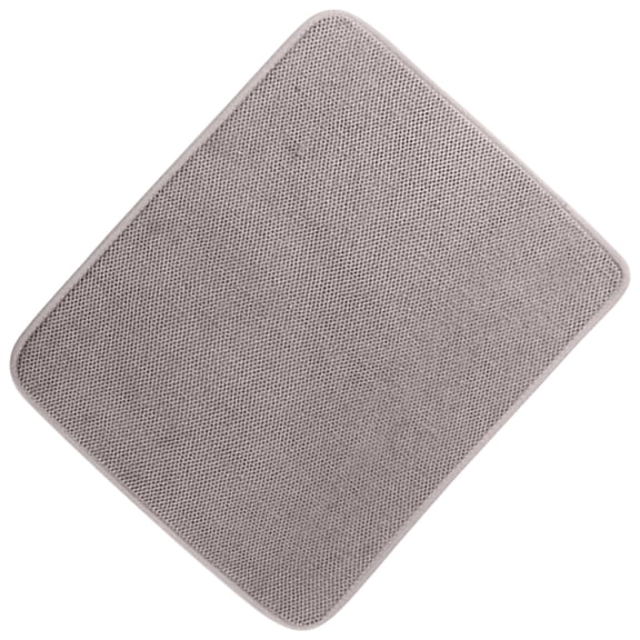 Small Dish Drying Mat,Microfiber Dish Drying Mat,Compact Absorbent Dish Drying Mat,Multi-Functional Dish Drying Pad,Kitchen Counter Quick Dry Pads for Under Sink,Coffee Rack,11.8x15.7 inch(Grey)