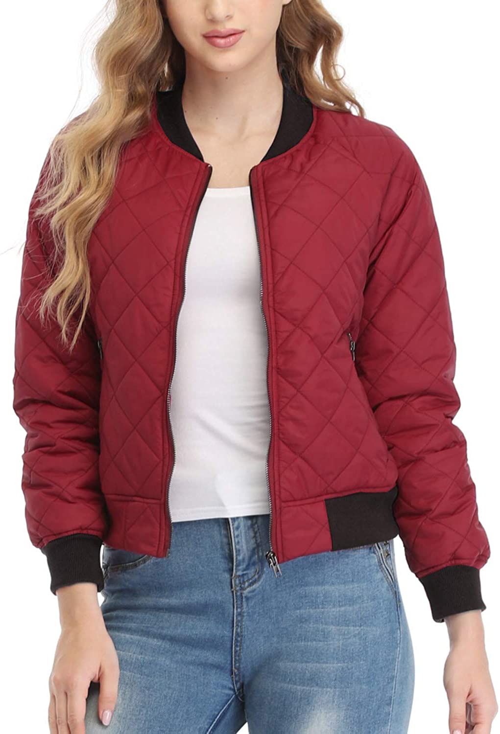 Raglan Bomber Jacket with Pockets 