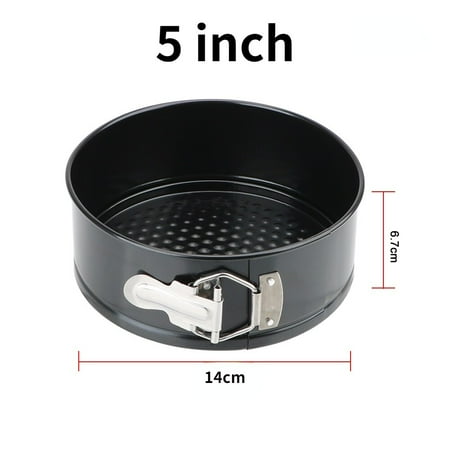 

Removable Bottom Non-Stick Metal Ba Mould Round Ca Pan Baware Carbon Steel Cas Molds Kitchen Accessories