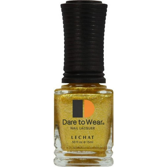 LECHAT Manicure Pedicure Nail Polish Glitters - Gold Tease #DW181 - 0.5oz