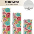 thumbnail image 4 of Pioneer Flower Floral Print Pattern Kitchen Rugs Sets Of 3,Kitchen Runner Rugs Non Skid Washable,Decorative Kitchen Floor Mats for Kitchen,Sink,Laundry,17"x30"+ 17"x47" + 17"x59", 4 of 6