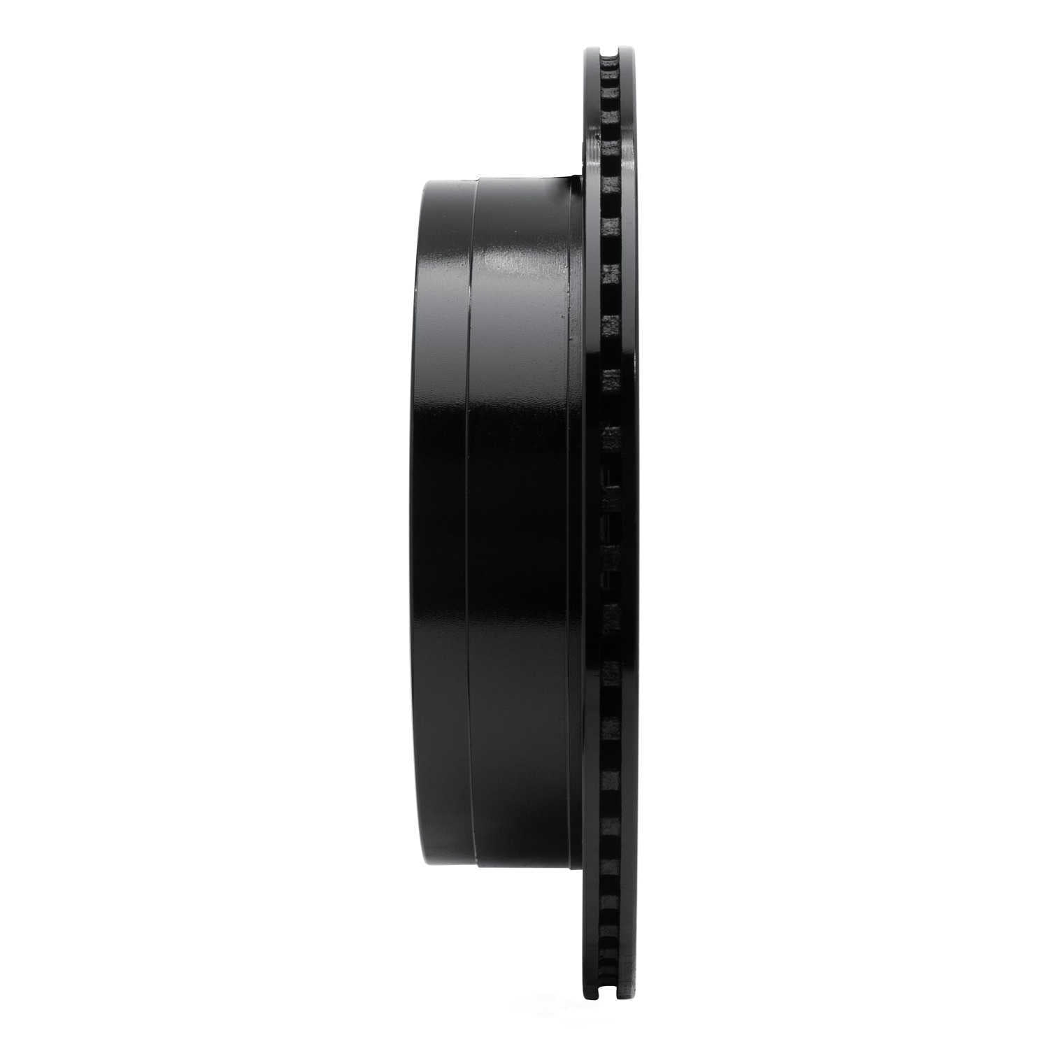 Dynamic Friction Company 633-76137L DFC Brake Rotor - Drilled And Slotted - Black