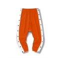 thumbnail image 4 of Bamboohart [Polyester Basketball Pants] Breathable Polyester Men‘s Casual Basketball Pants - Loose Fit  High Split & Snap Buttons  Machine Washable, 4 of 7