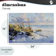 thumbnail image 4 of Stupell Industries Coastal Grassy Sand Dunes Beach Canvas Art, 24 x 16, by Gina Kelly, 4 of 8