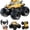 Yellow, variant on Amphibious Remote Control Car, 2.4GHz All-Terrain Off-Road Pickup Toy,Waterproof 360° Rotating 4WD RC Monster Trucks, RC Car Pool Toys Remote Control Boat—Gifts for Boys Aged 8–12+(Pink)