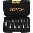 thumbnail image 1 of LEXIVON Torx Bit Socket Set, Premium S2 Alloy Steel | 13-Piece Star T8 - T60 Set | Enhanced Storage Case (LX-143), 1 of 7